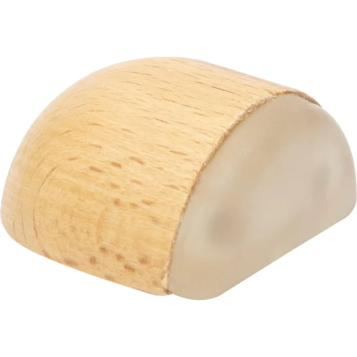 WAGNER Bodentürstopper WOOD - 40 x 40 x 25 mm, Buche massiv, selbstklebend, rückstandslos entfernbar - 15509411