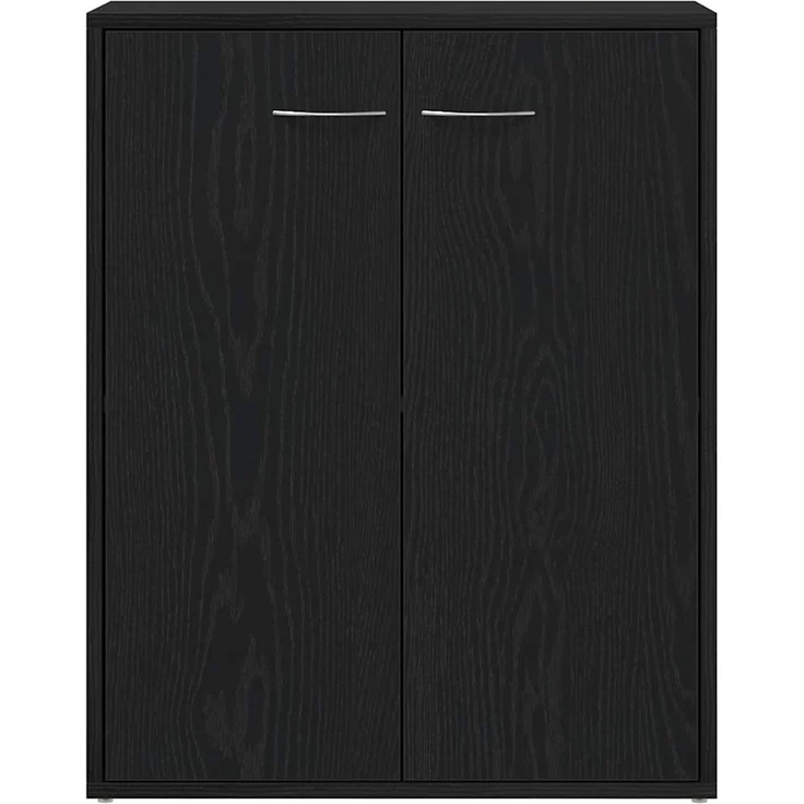 vidaXL Sideboard Schwarze Eiche 60x30x75 cm Holzwerkstoff 862449 – Bild 5