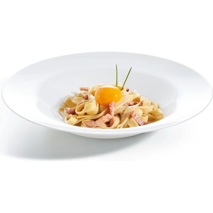 Italien Party Weiss, Pastateller 6-tlg (mo) – Bild 3
