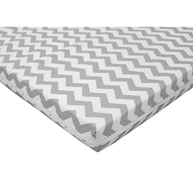 Kindermatratze Babymatratze mit Baumwollbezug, waschbar & rollbar–Allergikergeeignet, Best for Kids, 6 cm hoch, (Einzelartikel, 1 × Schaumkernmatratze), 60x120 cm, Bezug aus Baumwolle, Hergestellt in der EU – Bild 3