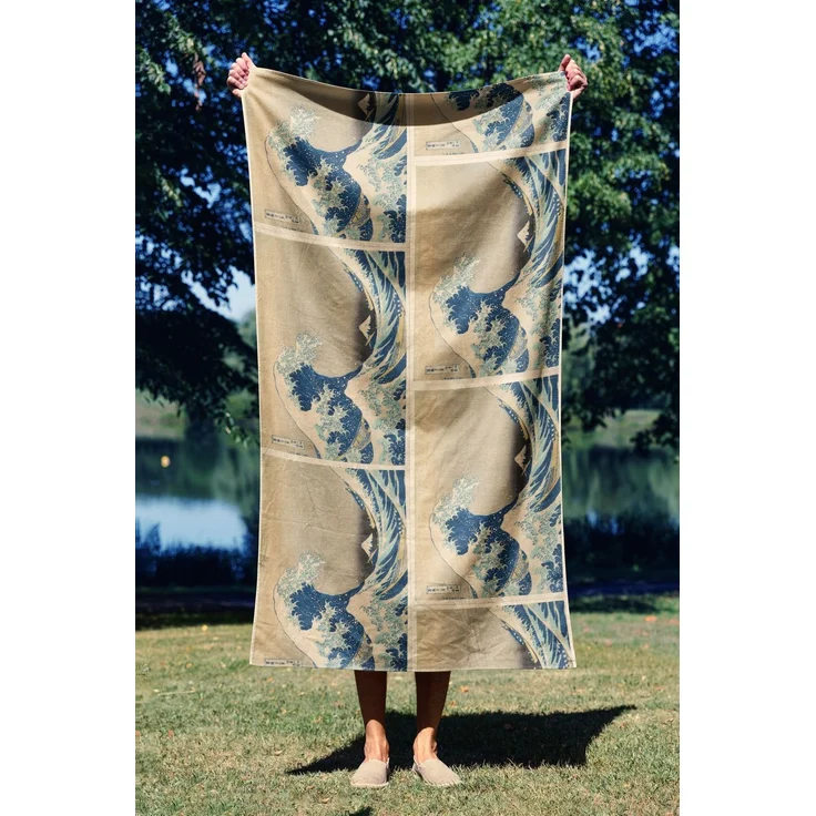 Mijolnir 'The Great Wave 70' Strandtuch, Mehrfarbig, 70 x 130 cm – Bild 1