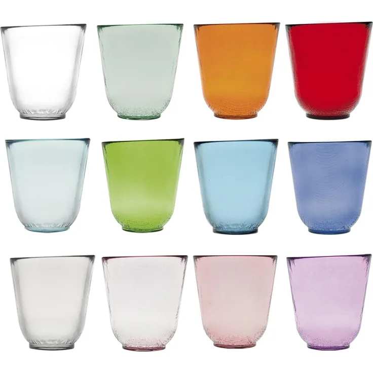 H+H St. Germain Set Becher, Mehrfarbig, 12 Einheiten