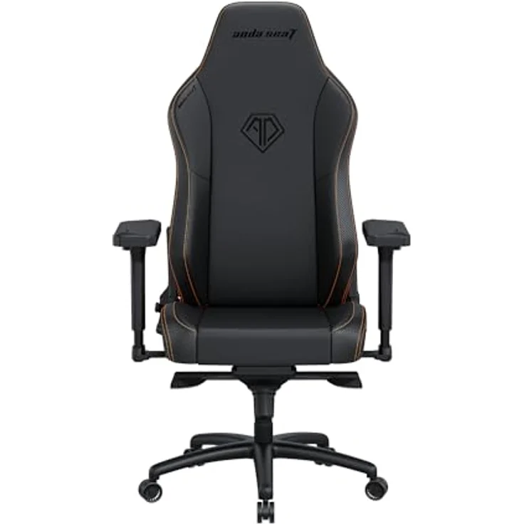 Anda Seat Phantom 3 Gaming Stuhl Ergonomisch - XL Gamerstuhle für Erwachsene mit 4D-Armlehnen, Fleckenabweisendes Kunstleder, Nacken- und Lendenwirbelstütze, Schreibtischstuhl und Gamer Stuhl Schwarz – Bild 2