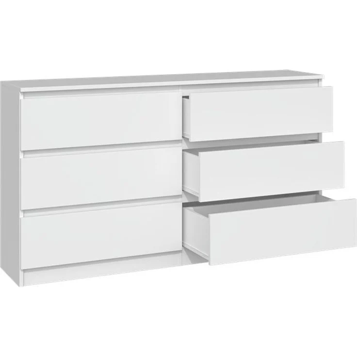 ibonto KOMMODE MATTWEISS 40x138x75cm (H 75 x T 40 x B 138 cm) – Bild 2