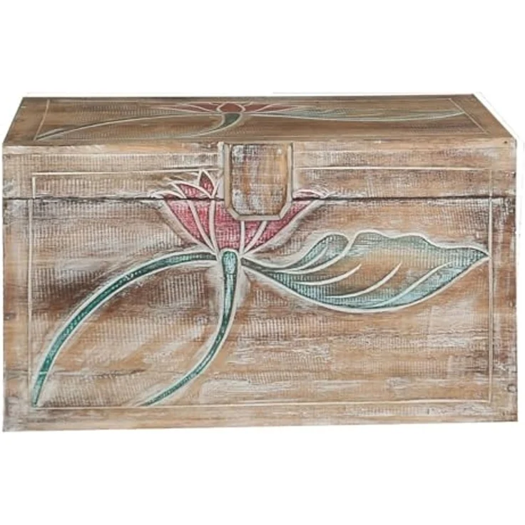 Oriental Galerie Truhe Truhe Blumen Modell Baris Mittel 50 cm – Bild 2