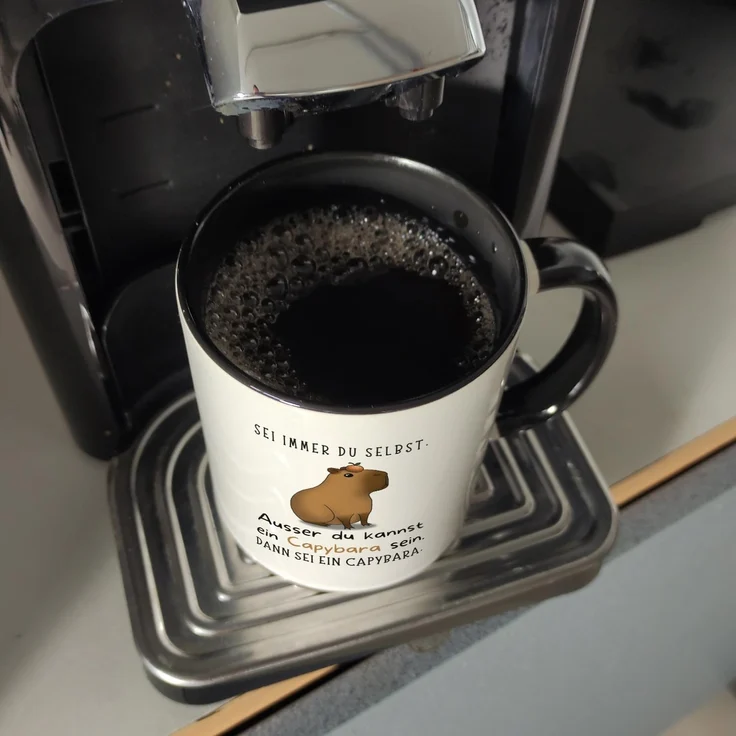speecheese Tasse Sei immer du selbst ausser kannst ein Capybara sein Kaffeebecher in – Bild 7