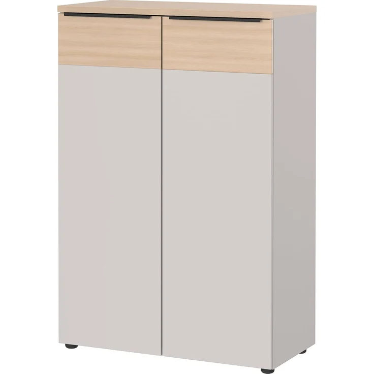 Germania GW-OVIEDO Aktenschrank 4440, Kaschmir/Lindberg-Eiche-Nb, 80 x 120 x 40 (BxHxT) – Bild 1