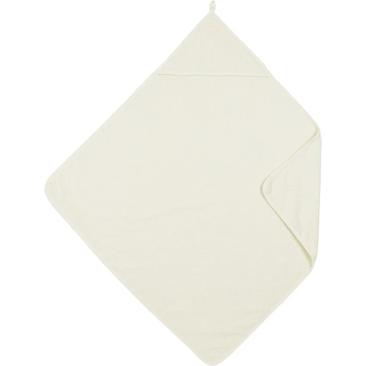 Meyco Baby Popcorn Badecape - 75 x 75 cm - Natur W