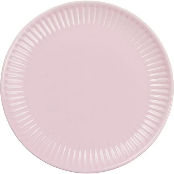 Teller Kuchenteller Frühstücksteller Mynte 19cm Rund Rille Ib Laursen 2032 07 - rosa – Bild 2