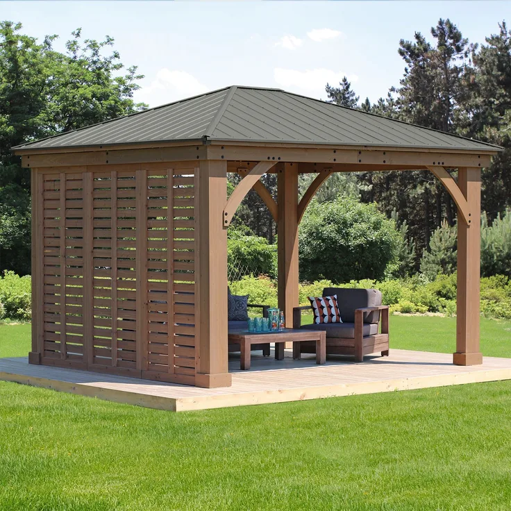 Westmann Holz Seitenwand für Pavillon Devon |