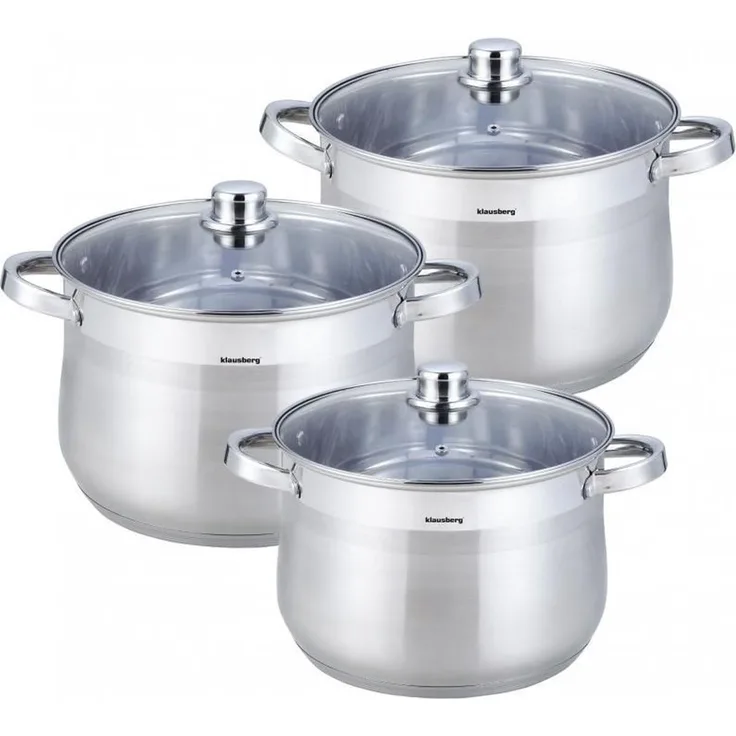 Klausberg Klausberg Töpfe Stock Pot 10,7l 8,6l 7,0l KB7177