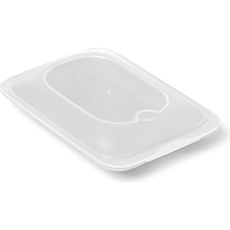 TATAY Aufschnittboxen für Kühlschrank | 3er Set Mini | Frischhaltedosen mit Deckel, Stapelbar | Geeignet für Gefrierschrank, Mikrowelle und Spülmaschine | BPA-frei, 12 x 3,1 x 18 cm, Weiß – Bild 4