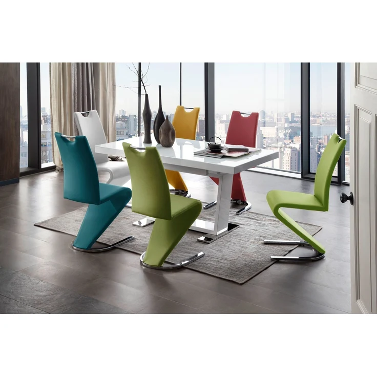 Freischwinger >Pupik II< in curry - 45x102x62cm (BxHxT) – Bild 6