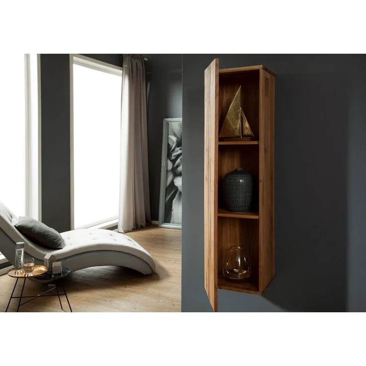 Hängeschrank Wild-/Zerreiche 33x33x124 natur geölt FRANKFURT #101 – Bild 5