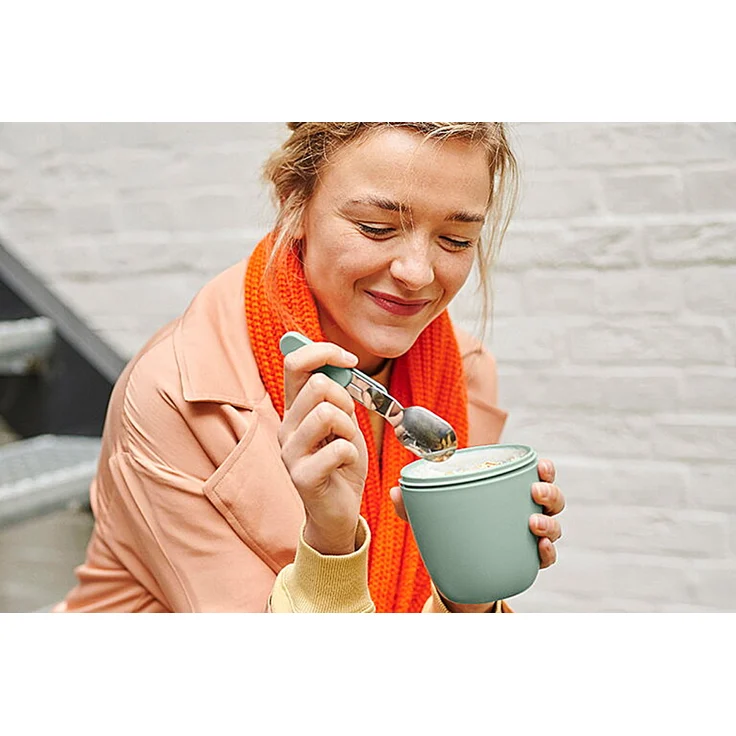 Mepal Lunchpot Plus Besteckset Frühstücksset to Go Becher (Nordic red) – Bild 8