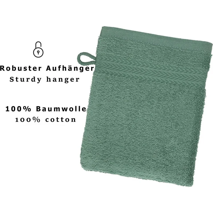 Betz Seiftuch 10-tlg. Waschhandschuhe-Set PREMIUM 100% Baumwolle 16x21 cm – Bild 3