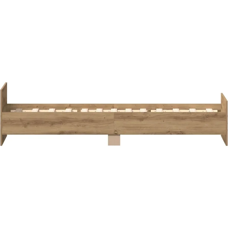 vidaXL Bettgestell ohne Matratze Artisan-Eiche 90x190cm Holzwerkstoff 857479 – Bild 7