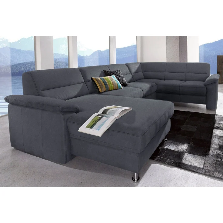 sit&more Wohnlandschaft Ascara U-Form, inklusive Boxspring/Federkern-Polsterung, wahlweise mit Bettfunktion – Bild 5