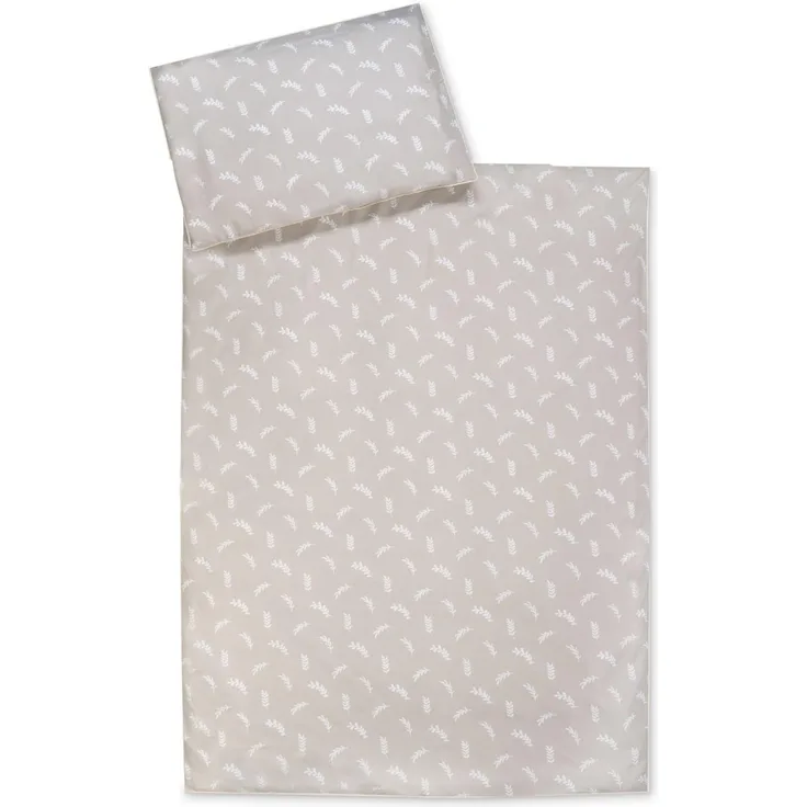 Julius Zöllner Bettwäsche Organic Zweige taupe 100/135+40/60