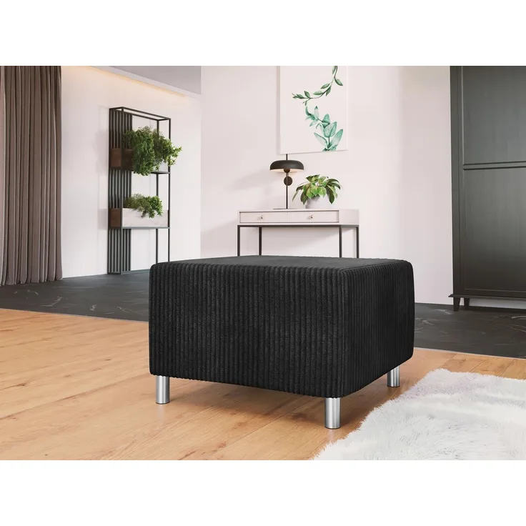 MIRJAN24 Polsterhocker Dover Cord, 65x56x42 cm