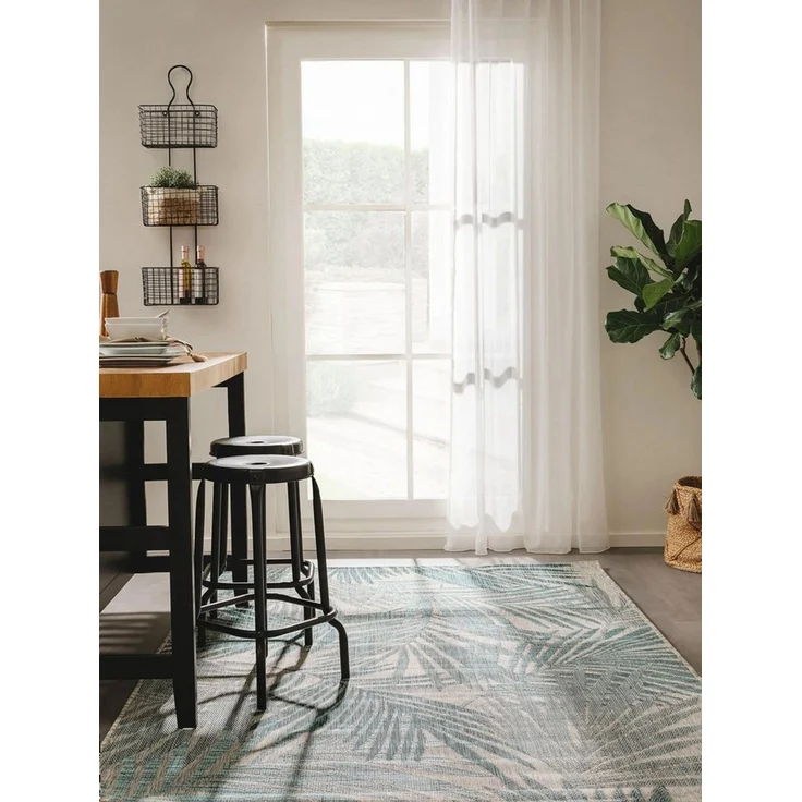 benuta Outdoorteppich Cleo, rechteckig, Höhe: 5 mm, Teppich Wohnzimmer, Schlafzimmer, Esszimmer, Flur, Kunstfaser, Cozy – Bild 3