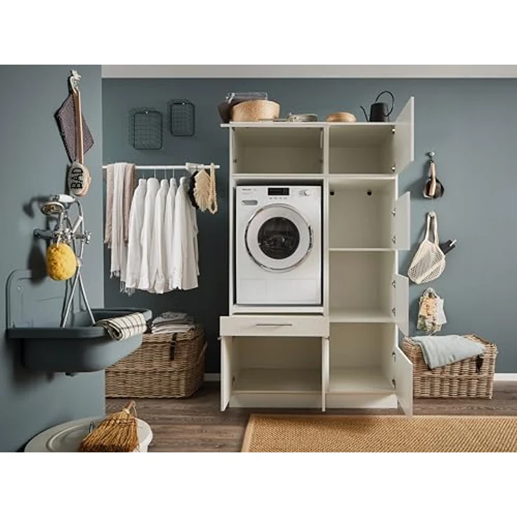 Laundreezy Mehrzweckschrank-Set LAUNDREEZY LDSK5, Breite 117,5 cm – Bild 5