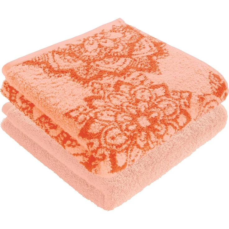 Erwin Müller Duschtuch Duschtuch "Bühl" 2er-Pack, Frottier, Walk-Frottier Motiv