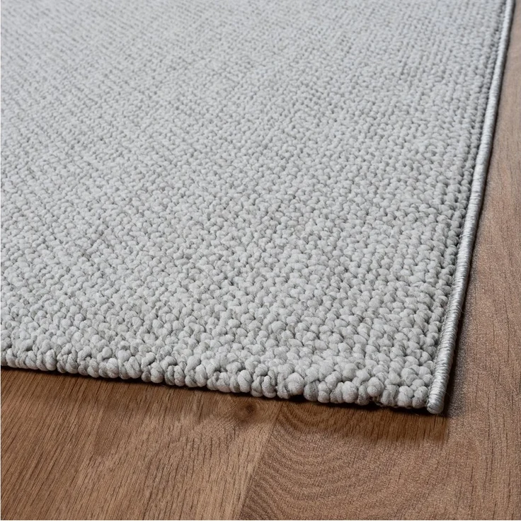 Sanat Teppich Lora Plus, auch als Läufer, rechteckig, Höhe: 5 mm, Kurzflor, uni, gekettelt, Wohnzimmer, Kinderzimmer – Bild 3