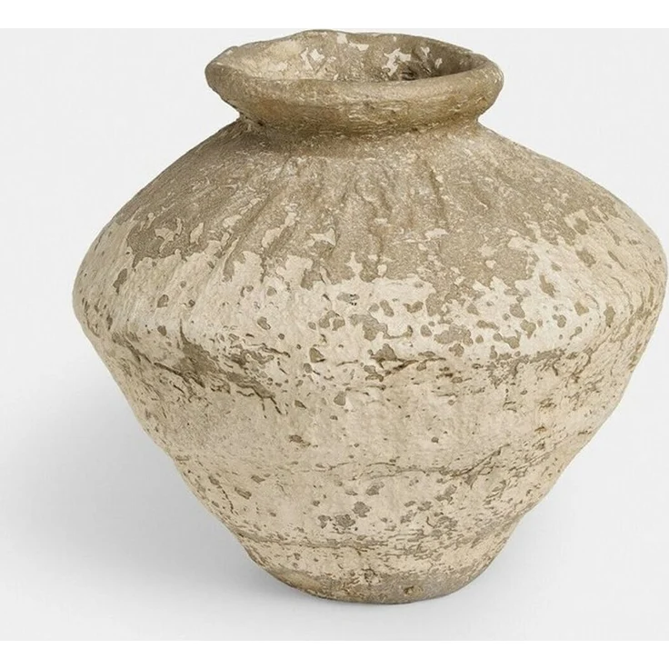Mirabeau Tischvase Vase Moravinos beige, Ballonvase, Leichter Steinpulver-Harz-Mix, Jedes Stück ein Unikat – Bild 1