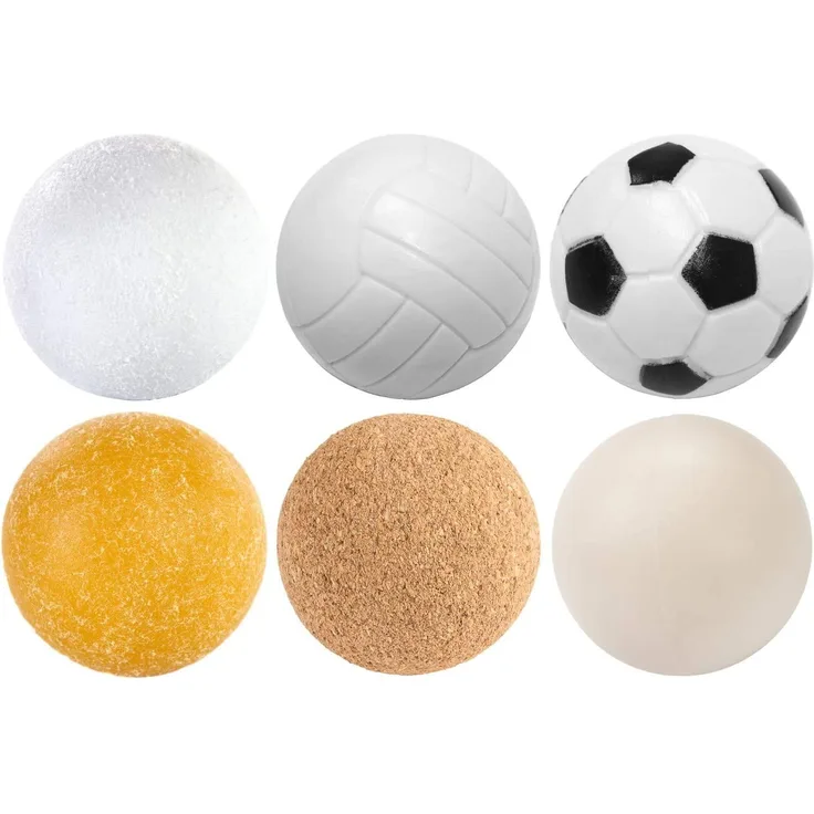 GAMES PLANET 6 Tischfussball Kickerbälle, Ø 31mm