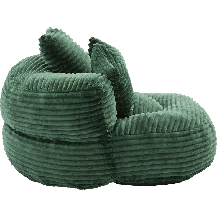 ZUBALIYA Sofa 108x52 cm, mit Cordbezug, mit breiten Armlehnen, mit Schaumstoffpolsterung, für Wohnzimmer und Apartments, Grün – Bild 20