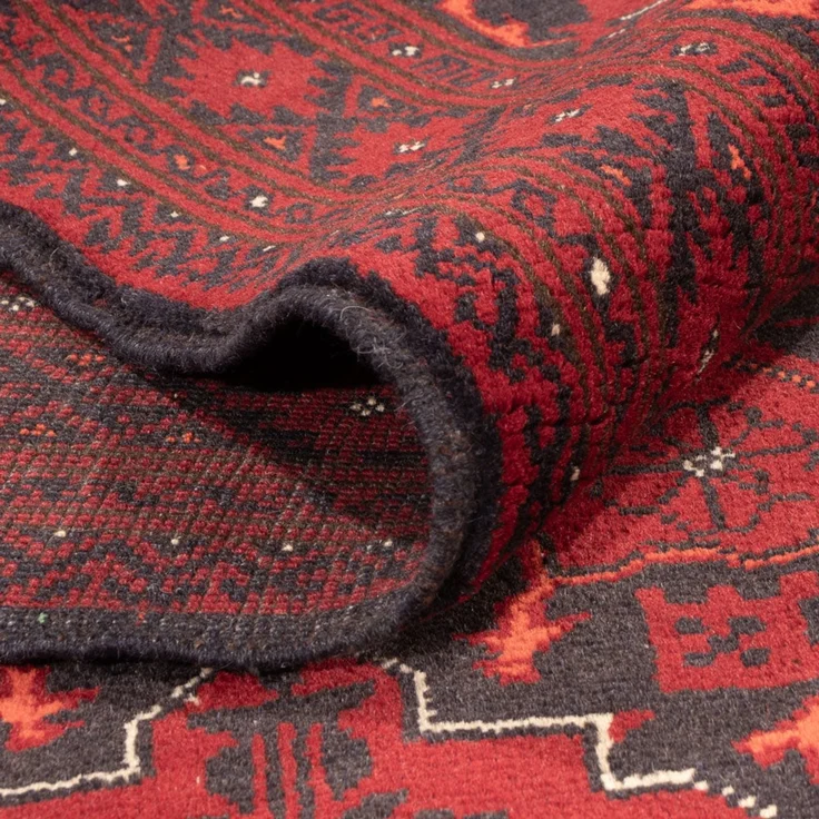 Afghan Teppich - Buchara - 293x194 cm - rot – Bild 4