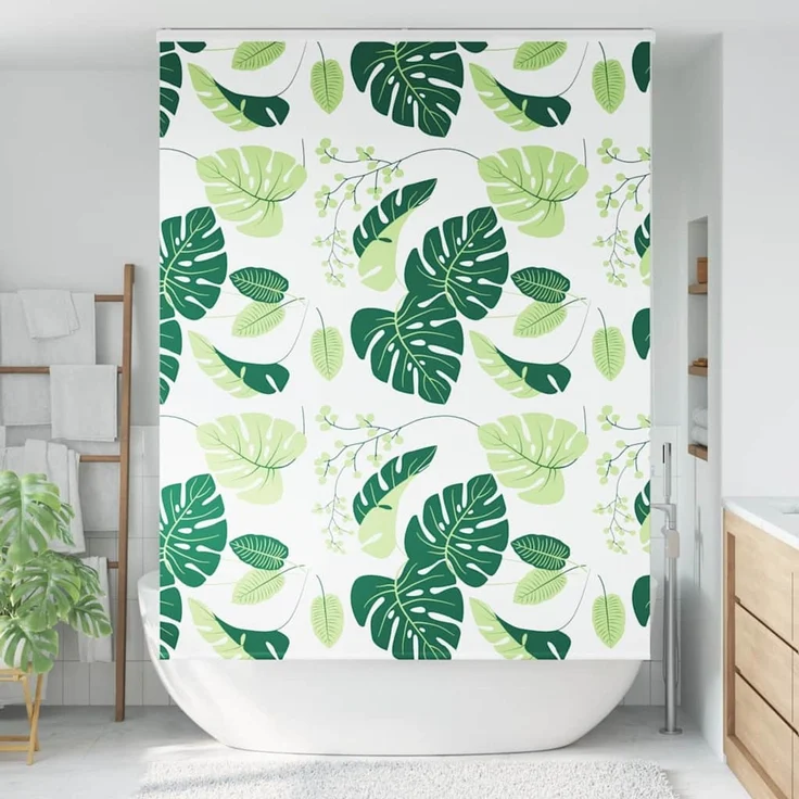 vidaXL Duschrollo mit Kassette 160x240 cm Stoffbreite 156 cm 4014974 – Bild 2