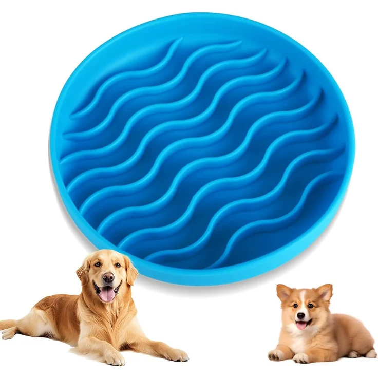 ABC Hunde-Trinkflasche, faltbar, 550 ml, auslaufsicher, blau, für Reisen & Spaziergänge – Bild 1