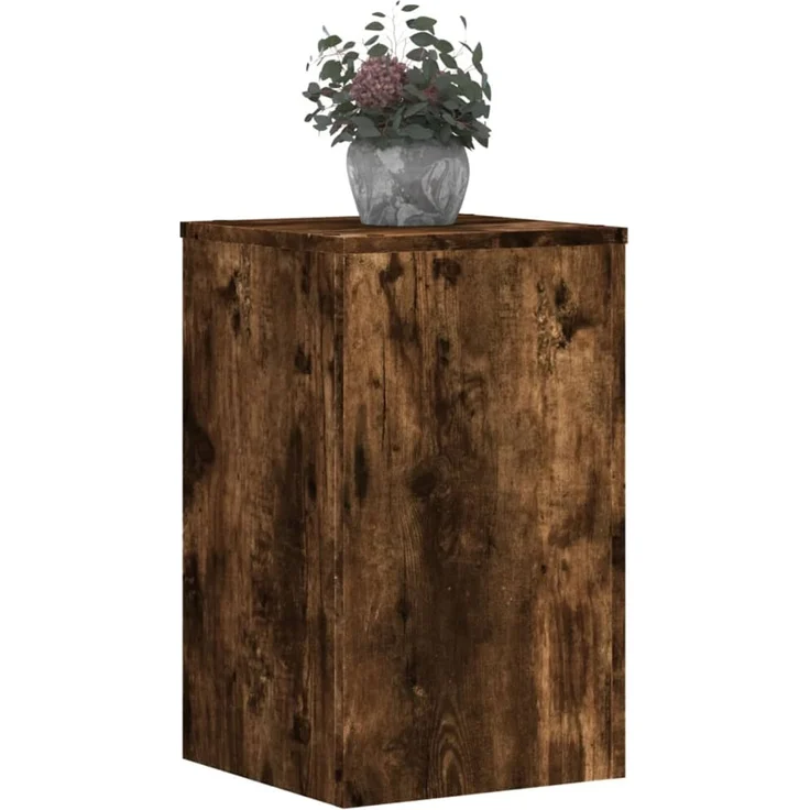 vidaXL Pflanzenständer 2 Stk. Räuchereiche 30x30x50 cm Holzwerkstoff 852919 – Bild 8