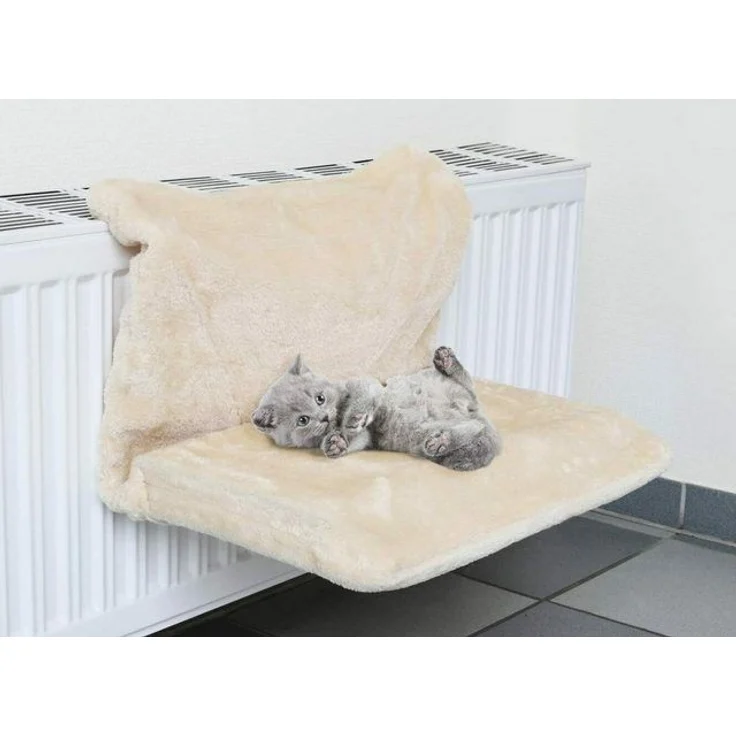 Meinposten Katzenliege Katzenliege für Heizung Hängeliege Hängematte Heizkörperliege, Metallgestell & Plüsch (Polyester) – Bild 3
