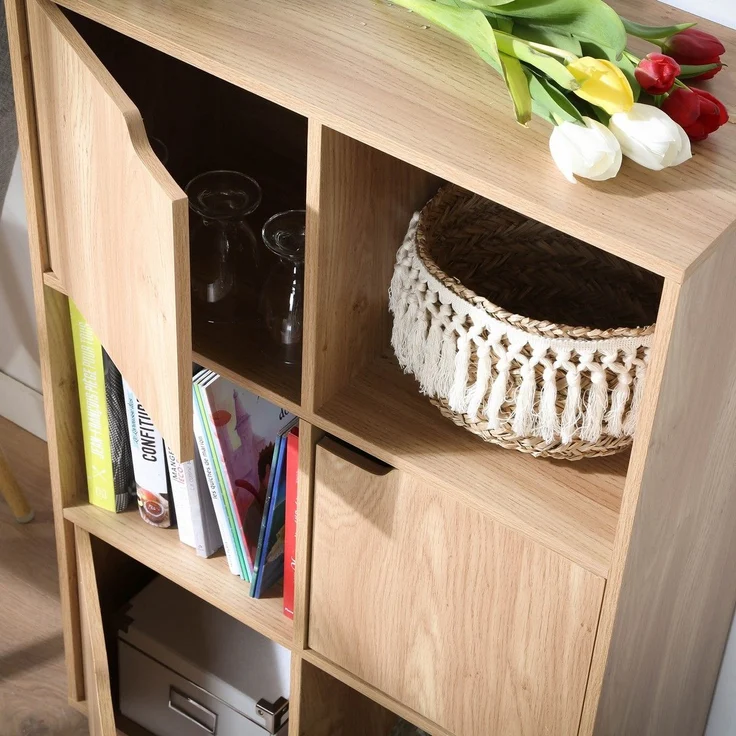Casâme Möbelstück mit 6 Fächern und drei Türen - L60 cm - Holz – Bild 4