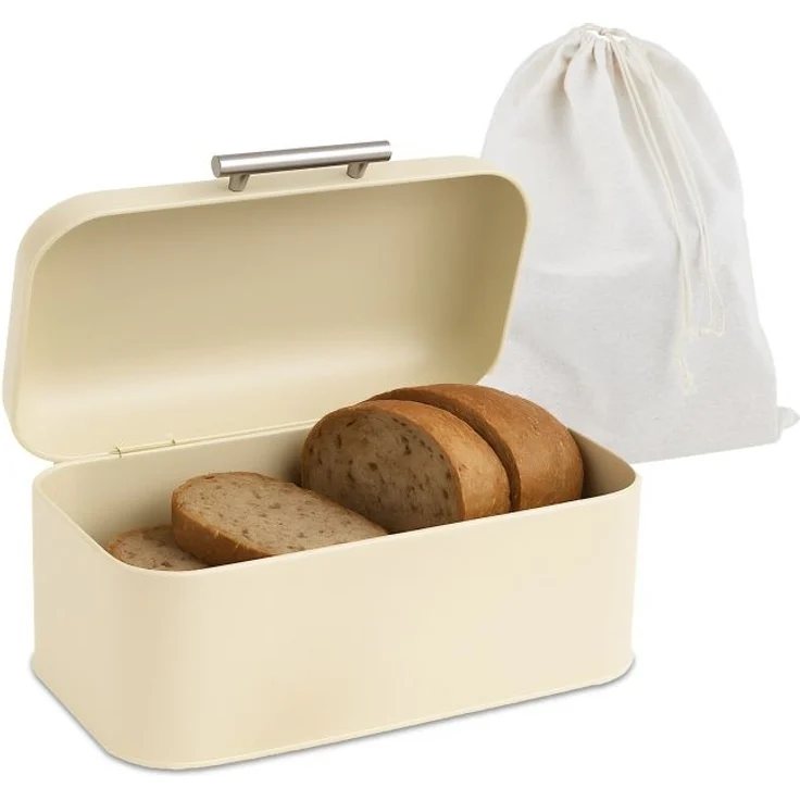 Brotkasten mit Deckel und Brotbeutel 10051571_127 – Bild 1