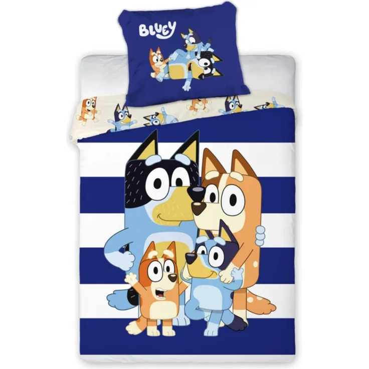 Bluey Bettbezug 135 × 200 cm aus 100 Prozent Baumwolle
