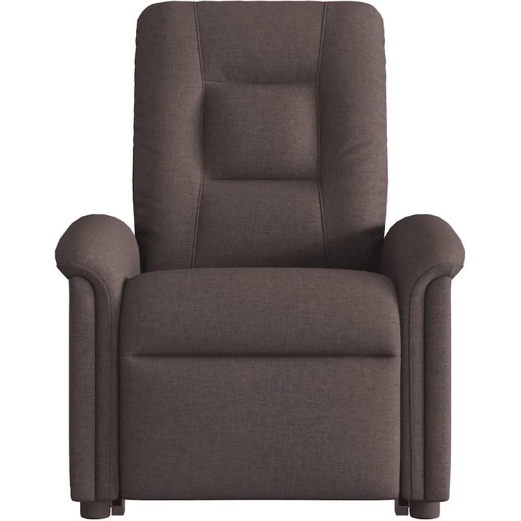 vidaXL Massagesessel mit Aufstehhilfe Dunkelbraun Stoff 3303269 – Bild 4
