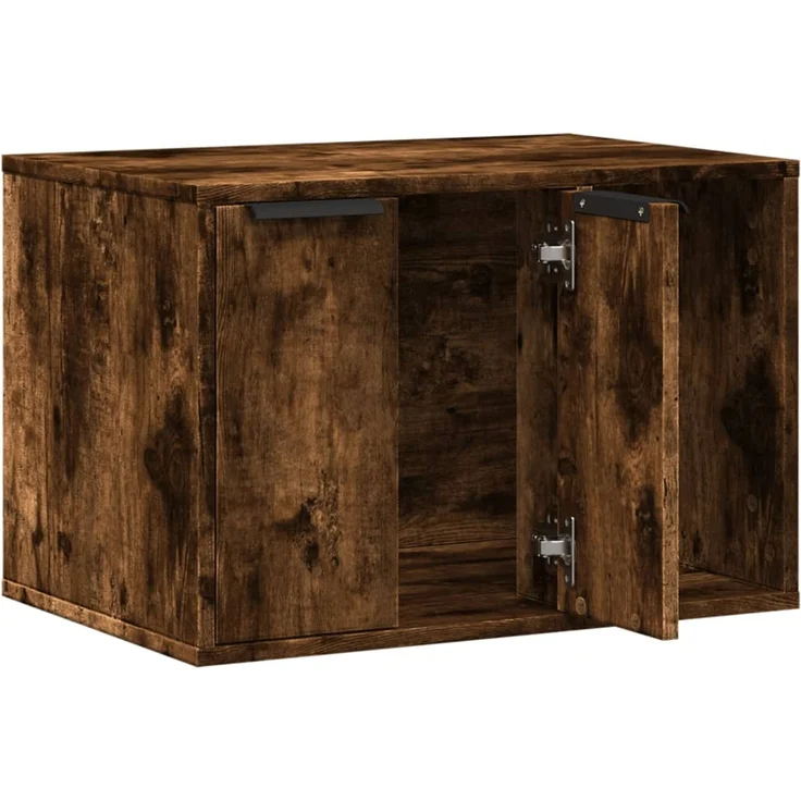 vidaXL Katzenklo Räuchereiche 60x40x40 cm Holzwerkstoff 857728 – Bild 3