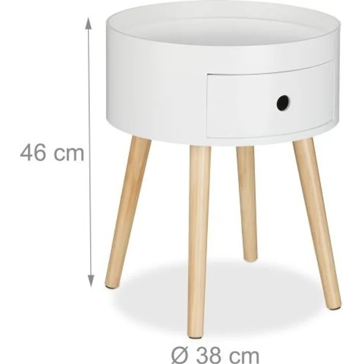 Beistelltisch mit Schublade – Bild 4