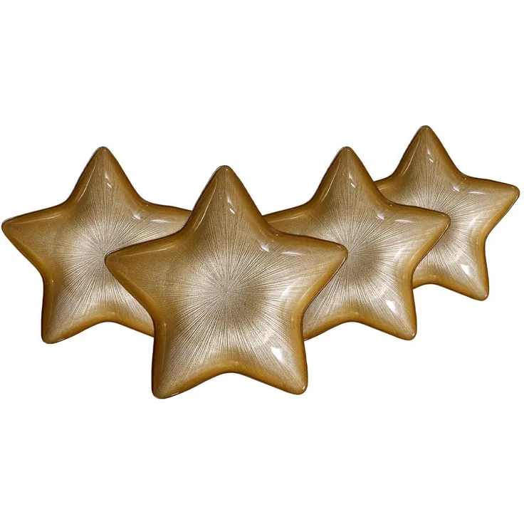 Ritzenhoff & Breker Starlight Teller ø 29 cm 4er Set - Gold – Bild 1