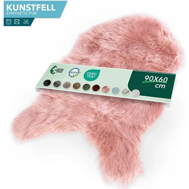 Karat Fellteppich Kunstfell Nelly, Kuschelig – Bild 2