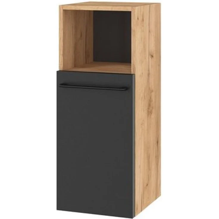 Planetmöbel Midischrank Midischrank LUX Gold Eiche / Anthrazit – Bild 4