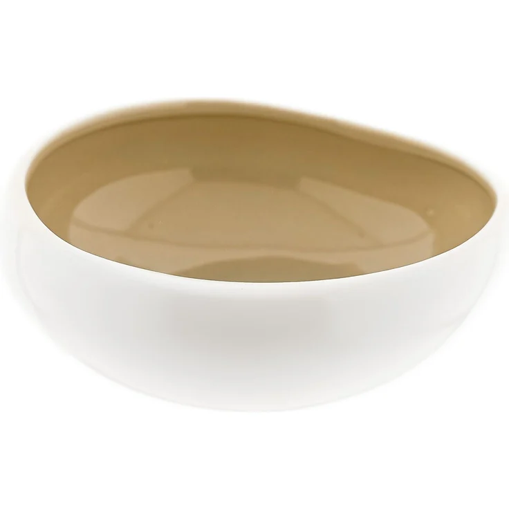 Wave Cream 6er-Set Müslischalen aus hochwertigem Porzellan - 12 x 4,5 cm – Bild 2