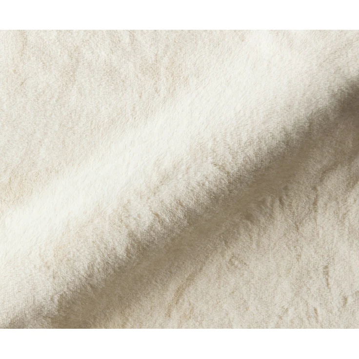 Loungesessel Zena 75x85 cm Plüsch Creme-Weiß – Bild 3