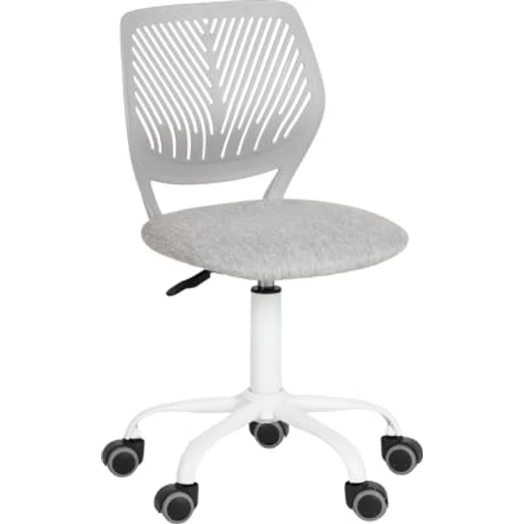 FurnitureR Bunter Schreibtischstuhl, moderner höhenverstellbarer Computerstuhl ohne Armlehnen, ergonomischer Drehstuhl für Kinderzimmer und Home Office – Bild 2