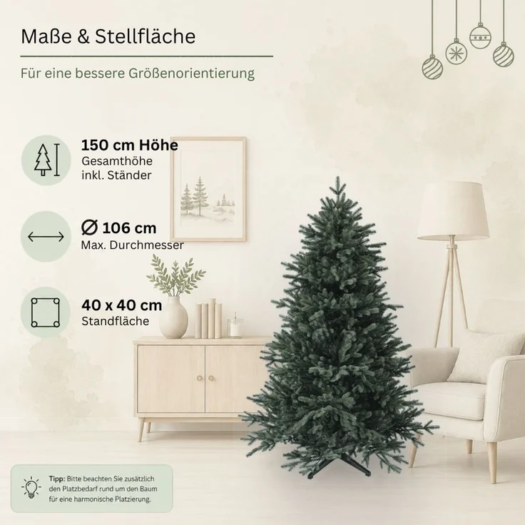 HXT 1418 Spritzgussbaum 150 cm – Bild 4