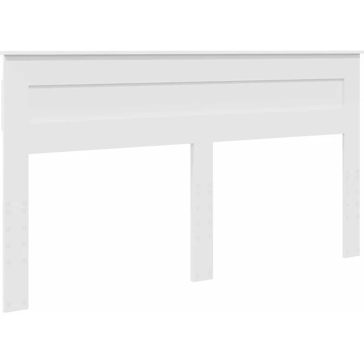 vidaXL Bettrahmen mit Kopfteil Weiß 180 x 200 cm Massives Kiefernholz 3409727 – Bild 5
